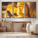 Gold Buddha Statue Hands Wall Art Canvas Print by MyGreatCanvas | Canvas Wall Art Prints | Photo Prints & Wall Decor