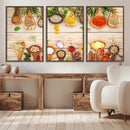 Kitchen Spice on the Table Wall Art, Kitchen Spice Wall Art by MyGreatCanvas | Canvas Wall Art Prints | Photo Prints & Wall Decor