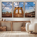 Brooklyn Bridge Manhattan Wall Art Canvas Print by MyGreatCanvas | Canvas Wall Art Prints | Photo Prints & Wall Decor