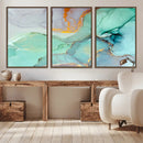 Colorful Marble Fluid Effect Canvas Wall Art Print by MyGreatCanvas | Canvas Wall Art Prints | Photo Prints & Wall Decor