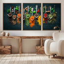 Colorful Spices Canvas Wall Art – Vibrant Kitchen Decor by MyGreatCanvas | Canvas Wall Art Prints | Photo Prints & Wall Decor