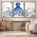 Octopus Canvas Wall Art | Coastal Marine Life Artwork for by MyGreatCanvas | Canvas Wall Art Prints | Photo Prints & Wall Decor