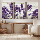 Lavender Canvas Wall Art Flower Print