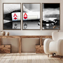 Aces Poker Art Poker Game Wall Art Canvas Print by MyGreatCanvas | Canvas Wall Art Prints | Photo Prints & Wall Decor