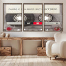 Music Cassette Iconic Wall Art Canvas Print by MyGreatCanvas | Canvas Wall Art Prints | Photo Prints & Wall Decor