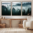 Captivating Misty Forest Wall Art Canvas, Premium Canvas by MyGreatCanvas | Canvas Wall Art Prints | Photo Prints & Wall Decor