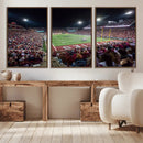 Mississippi State Bulldogs Stadium Wall Art Canvas Print –