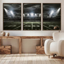 American Football Stadium Wall Art Canvas Print, Stadium by MyGreatCanvas | Canvas Wall Art Prints | Photo Prints & Wall Decor