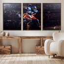 American Football Wall Art Canvas Print, Stadium Sport Wall