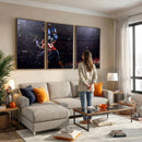 American Football Wall Art Canvas Print, Stadium Sport Wall