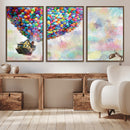 Up Pixar Poster, Look Up Pixar Wall Art, Up Pixar Canvas,