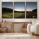 Oregon Ducks Football Team Print - Eugene Autzen Stadium