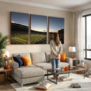 Oregon Ducks Football Team Print - Eugene Autzen Stadium