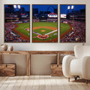 St. Louis Cardinals Baseball Team Print - Busch Stadium Wall by MyGreatCanvas | Canvas Wall Art Prints | Photo Prints & Wall Decor