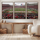 Wisconsin Badgers Team Print Canvas - Madison Camp Randall