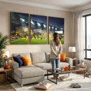 Columbus Crew Stadium Match Triple Canvas Wall Art - Dynamic