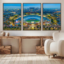 Los Angeles Dodgers Wall Art Canvas, Dodger Stadium Wall Art