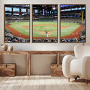 Texas Rangers Baseball Team Print - Arlington Globe Life