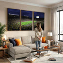 Michigan Wolverines Football Canvas Wall Decor, Football