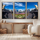 San Diego Padres Baseball Team Print - Petco Park Stadium by MyGreatCanvas | Canvas Wall Art Prints | Photo Prints & Wall Decor