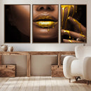African American Art Black Woman Canvas Print, African Wall