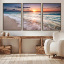 Sunset Beach Wall Art – Soothing Coastal Landscape, Ready to by MyGreatCanvas | Canvas Wall Art Prints | Photo Prints & Wall Decor