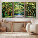 Serene Tree Tunnel Wall Art Canvas Print – Pathway Under by MyGreatCanvas | Canvas Wall Art Prints | Photo Prints & Wall Decor