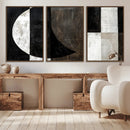 Abstract Modern Wabi Sabi Wall Art Canvas Print Set –