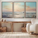 Abstract Ocean Wall Art - Boat Wall Art Canvas Print by MyGreatCanvas | Canvas Wall Art Prints | Photo Prints & Wall Decor