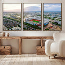 Old Trafford Manchester United Stadium Wall Art Canvas Print
