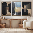 Minimalist Wabi Sabi Abstract Geometric Wall Art Canvas