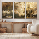 Zen Buddha Wall Art Canvas Print | Peaceful Meditation Decor