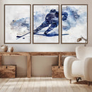 Hockey Player Wall Art Canvas Print - Sports-Inspired