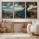 Miranda by the Shore Wall Art Canvas Print – Tempest Scene by MyGreatCanvas | Canvas Wall Art Prints | Photo Prints & Wall Decor