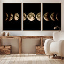 Phases of the Moon Wall Art | Canvas Print for Modern Wall by MyGreatCanvas | Canvas Wall Art Prints | Photo Prints & Wall Decor