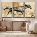 Chines Style Running Horse Western Wall Art | Farmhouse Wall