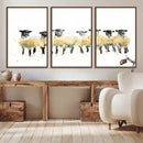 Farmhouse Wall Art Sheep Print | Ready to Hang Framed Canvas by MyGreatCanvas | Canvas Wall Art Prints | Photo Prints & Wall Decor