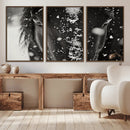 Winter Horse Snow Wall Art Canvas Print
