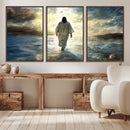 Jesus Walking on Water Wall Art | Canvas Print | Ready to