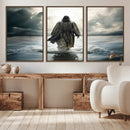 Jesus Walking on Water Wall Art | Canvas Print | Ready to