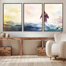 Watercolor Jesus Walking on Water Canvas Print, Christian by MyGreatCanvas | Canvas Wall Art Prints | Photo Prints & Wall Decor