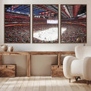 Barton Malow Little Caesars Arena Detroit Wall Art Canvas