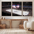 Rogers Place Edmonton Oilers Ice Hockey Stadium Wall Art,