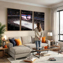 Rogers Place Edmonton Oilers Ice Hockey Stadium Wall Art,