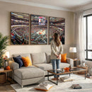 United Center Chicago Bulls Stadium Wall Art Canvas Print