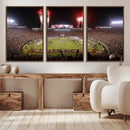 Framed Florida State Seminoles Football Team Print -
