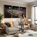 Houston Cougars Football Team Print - Houston TDECU Stadium