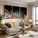 Houston Cougars Football Team Print - Houston TDECU Stadium