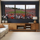 Virginia Cavaliers Football Team Print - Charlottesville Scott Stadium Print Wall Art Canvas by MyGreatCanvas | Canvas Wall Art Prints | Photo Prints & Wall Decor