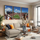 Virginia Tech Hokies Football Team Print - Blacksburg Lane